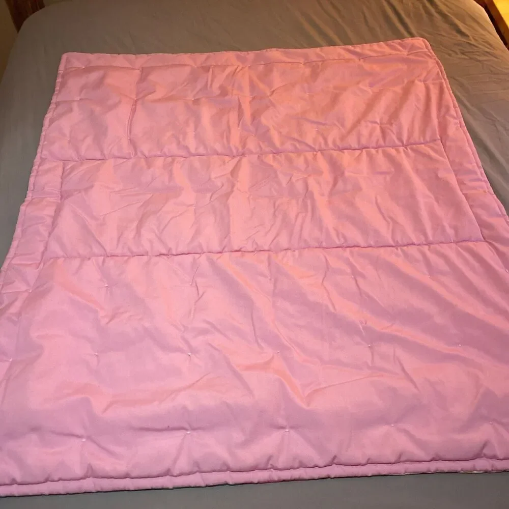 VTG Patchwork Lap Quilt Baby Crib Blanket Kittens Cats Heart Tie Grannycore Gift